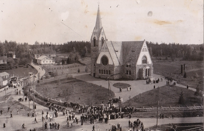 Savitaipaleen kirkko 1930-luvulla